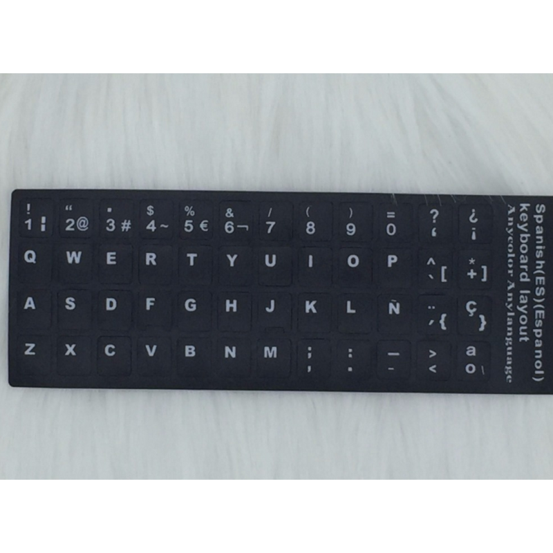 Etiquetas adhesivas para teclado Macbook Por o Air Español