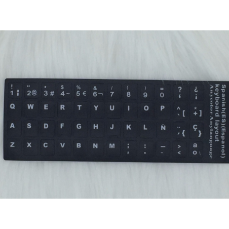 Keyboard stickers Macbook Pro or Air Spanish