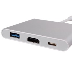 Conector adaptador de USB Tipo C a HDMI para Macbook 12 pulgadas