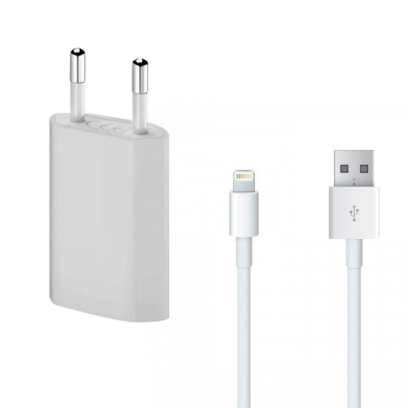 Cargador compatible + Cable para iPhone 5, iPhone 5s o 5c, iPhone 6 o 6s o Plus