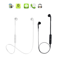 Auriculares Bluetooth para actividades deportivas color Negro / blanco