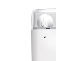 Mini fone de ouvido Bluetooth com caixa de carga