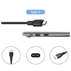 Ladda och använd din bärbara dator i bilen - USB-C-kontakt